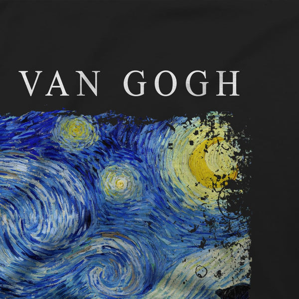 Van Gogh - The Starry Night 1889 Artwork T-Shirt - T-Shirt