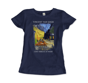 Vincent Van Gogh - Cafe Terrace at Night, 1888 Artwork T-Shirt - Art-O-Rama Shop