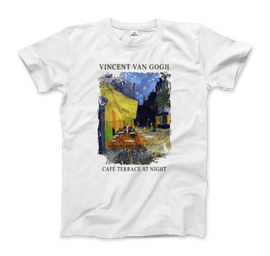 Vincent Van Gogh - Cafe Terrace at Night, 1888 Artwork T-Shirt - Art-O-Rama Shop