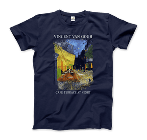 Vincent Van Gogh - Cafe Terrace at Night, 1888 Artwork T-Shirt