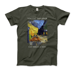 Vincent Van Gogh - Cafe Terrace at Night, 1888 Artwork T-Shirt
