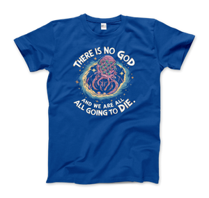 Vintage Lovecraftian Nihilism Monster T-Shirt - Men (Unisex) / Royal Blue / S - T-Shirt