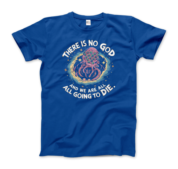 Vintage Lovecraftian Nihilism Monster T-Shirt - Men (Unisex) / Royal Blue / S - T-Shirt