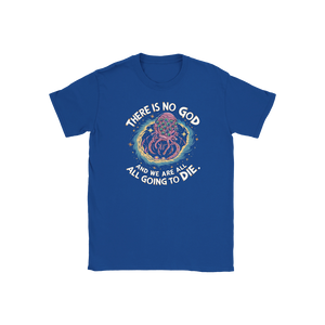 Vintage Lovecraftian Nihilism Monster T-Shirt - Youth / Royal Blue / S - T-Shirt