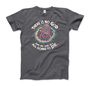 Vintage Lovecraftian Nihilism Monster T-Shirt - Men (Unisex) / Charcoal / S - T-Shirt