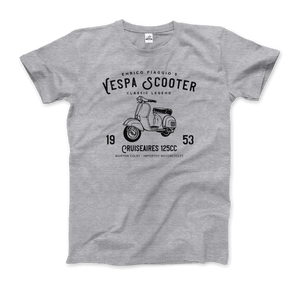 Vintage Piaggio Scooter 1953 125cc T-Shirt - Art-O-Rama Shop