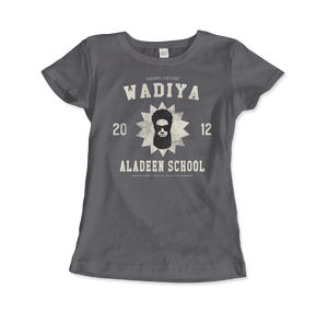 Wadiya Aladeen School T-Shirt - Women (Fitted) / Charcoal / S - T-Shirt