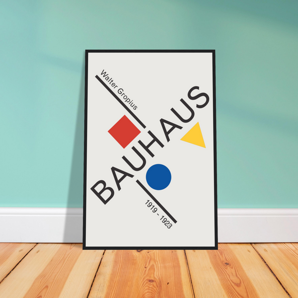 Walter Gropius Bauhaus Artwork Poster - Poster