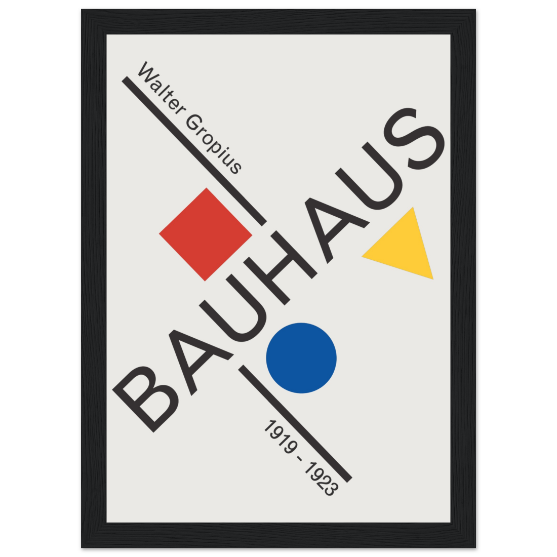 Art - O - Rama Shop - Walter Gropius Bauhaus Artwork Poster – Art-O ...