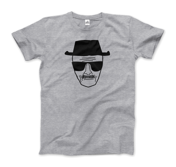 Walter White avec chapeau Porkpie et lunettes de soleil Sketch T-shirt