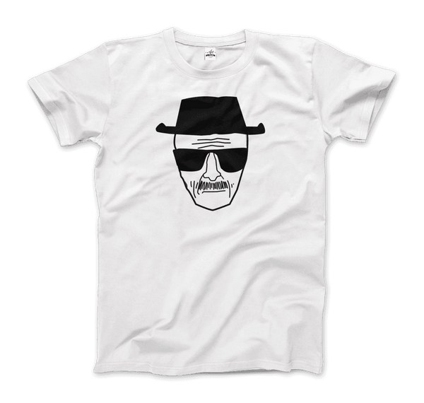 Walter White avec chapeau Porkpie et lunettes de soleil Sketch T-shirt