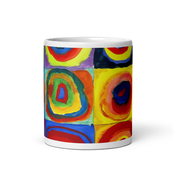 Wassily Farbstudie - Color Study Squares with Concentric Circles 1913 Artwork Mug - Mug