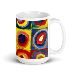 Wassily Farbstudie - Color Study Squares with Concentric Circles 1913 Artwork Mug - Mug