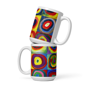 Wassily Farbstudie - Color Study Squares with Concentric Circles 1913 Artwork Mug - Mug