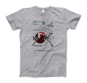 Wassily Kandinsky - Bauhaus Exhibition Artwork T-Shirt - Men (Unisex) / Heather Grey / S - T-Shirt