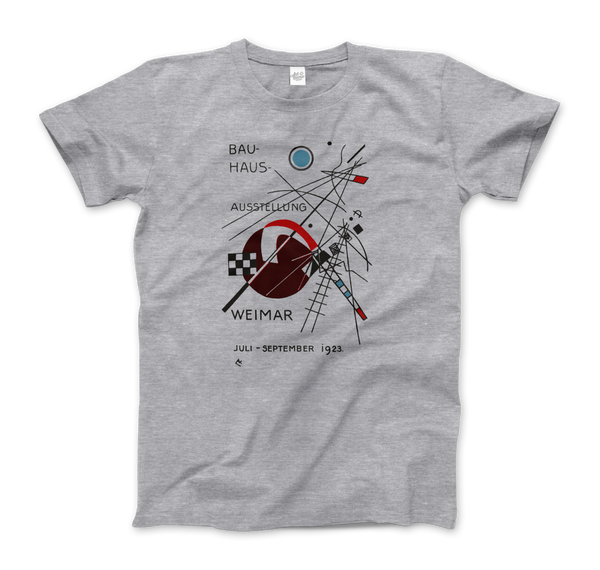 Wassily Kandinsky - Bauhaus Exhibition Artwork T-Shirt - Men (Unisex) / Heather Grey / S - T-Shirt