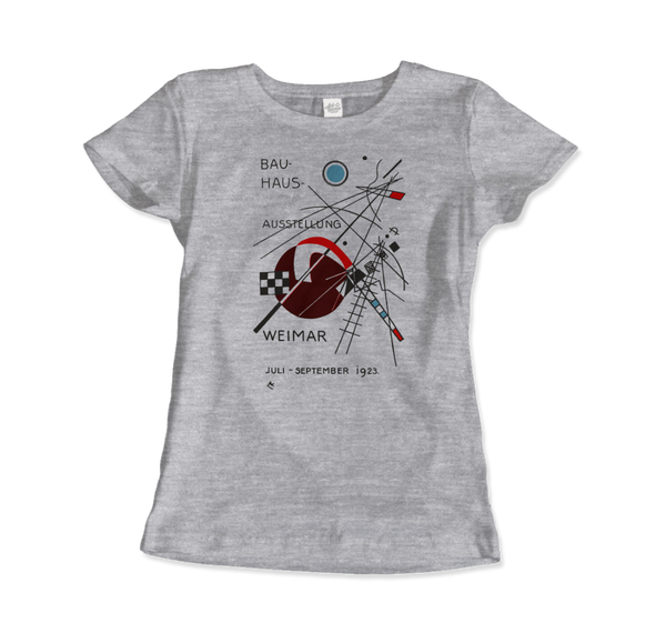 Wassily Kandinsky - Bauhaus Exhibition Artwork T-Shirt - Women (Fitted) / Heather Grey / S - T-Shirt