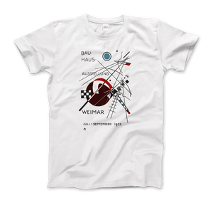 Wassily Kandinsky - Bauhaus Exhibition Artwork T-Shirt - Men (Unisex) / White / S - T-Shirt