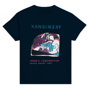 Wassily Kandinsky - Jusqu’a l’abstraction 1960 Artwork T-Shirt - Youth / Navy / S - T-Shirt