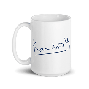 Wassily Kandinsky Signature Art Mug - 15oz (444mL) - Mug