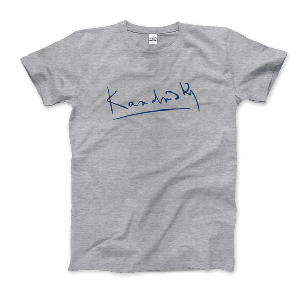 Wassily Kandinsky Signature Art T-Shirt - Men / Heather Grey / S - T-Shirt