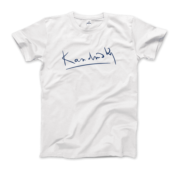 Wassily Kandinsky Signature Art T-Shirt - Men / White / S - T-Shirt