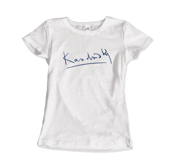Wassily Kandinsky Signature Art T-Shirt - Women / White / S - T-Shirt