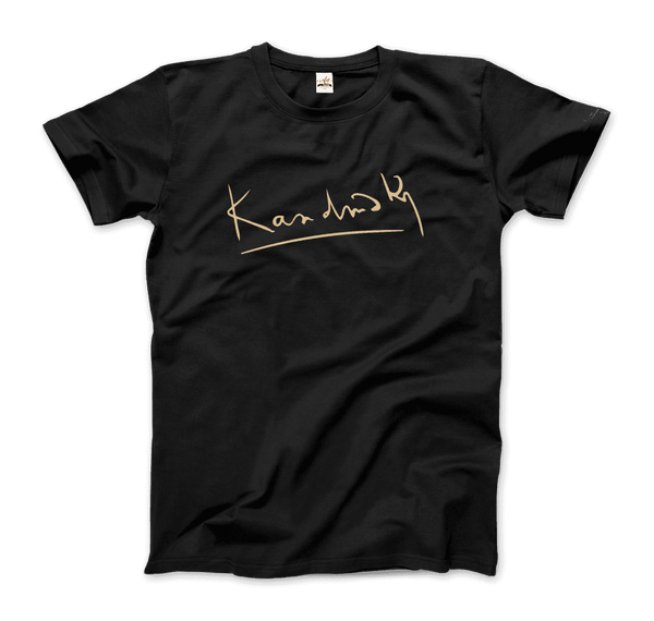 Wassily Kandinsky Signature Art T-Shirt - Men / Black / S - T-Shirt