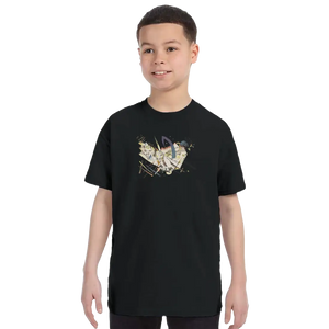 Wassily Kandinsky Untitled 1922 Artwork T-Shirt - Youth / Black / S - T-Shirt