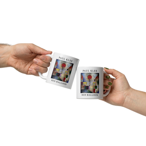 Taza con ilustraciones de Paul Klee - Globo rojo, 1922