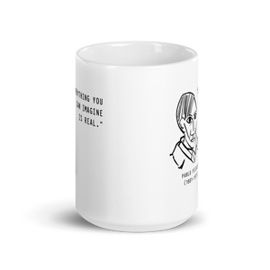 Picasso Self-Portrait Mug – 'Everything You Can Imagine Is Real' - Art-O-Rama Shop