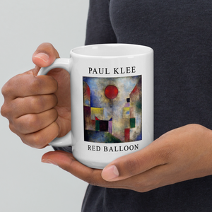 Taza con ilustraciones de Paul Klee - Globo rojo, 1922