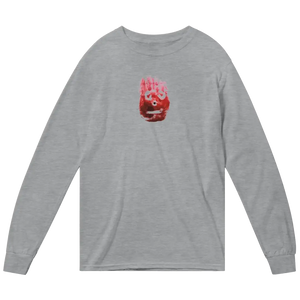 Wilson the Volleyball from Cast Away Movie Long Sleeve Shirt - Heather Grey / Small - Long Sleeve Shirt