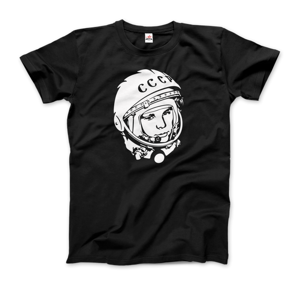 Yuri Gagarin CCCP Design T - Shirt - Men (Unisex) / Black / S - T - Shirt