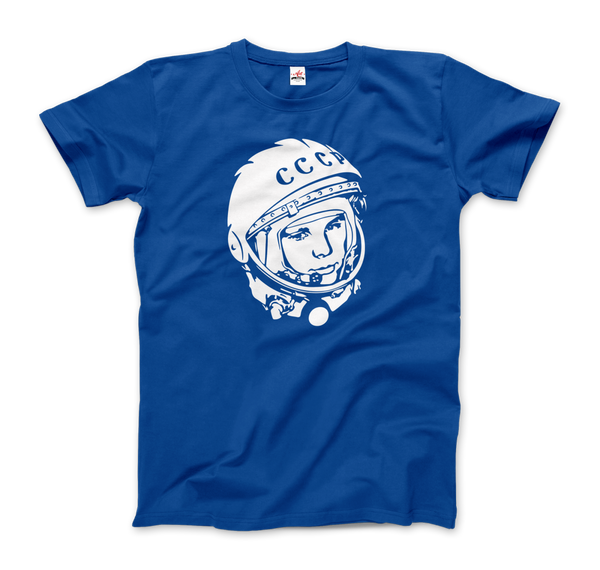 Yuri Gagarin CCCP Design T - Shirt - Men (Unisex) / Royal Blue / S - T - Shirt