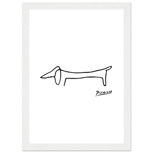 Pablo Picasso Dachshund Dog (Lump) Artwork Poster