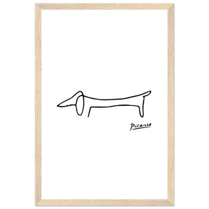 Pablo Picasso Dachshund Dog (Lump) Artwork Poster