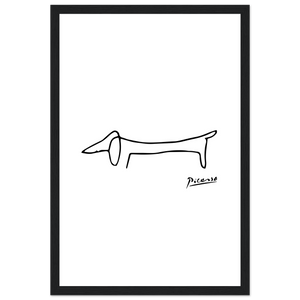 Pablo Picasso Dachshund Dog (Lump) Artwork Poster