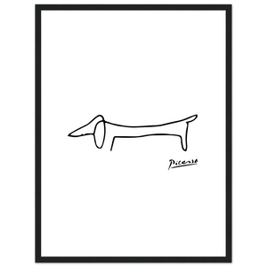 Pablo Picasso Dachshund Dog (Lump) Artwork Poster
