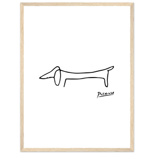 Pablo Picasso Dachshund Dog (Lump) Artwork Poster