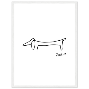 Pablo Picasso Dachshund Dog (Lump) Artwork Poster