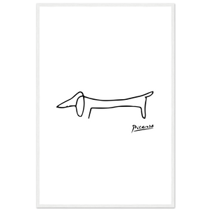 Pablo Picasso Dachshund Dog (Lump) Artwork Poster
