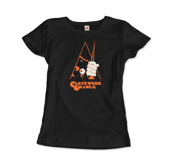A Clockwork Orange Movie - Artwork Reproduction T-Shirt - Women / Black / Small - T-Shirt
