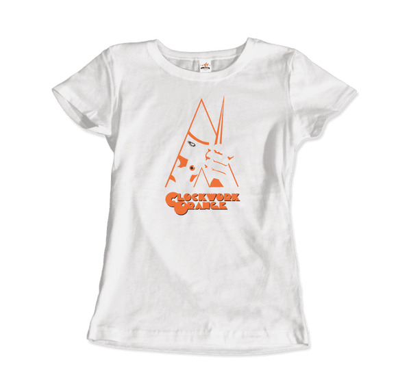 A Clockwork Orange Movie - Artwork Reproduction T-Shirt - Women / White / Small - T-Shirt