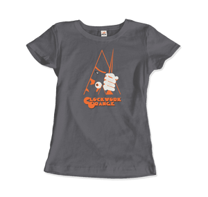 A Clockwork Orange Movie - Artwork Reproduction T-Shirt - Women / Charcoal / Small - T-Shirt