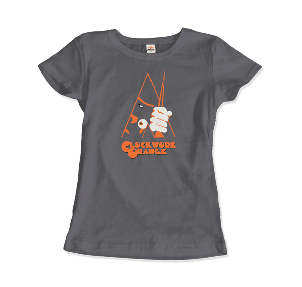 A Clockwork Orange Movie - Artwork Reproduction T-Shirt - Women / Charcoal / Small - T-Shirt