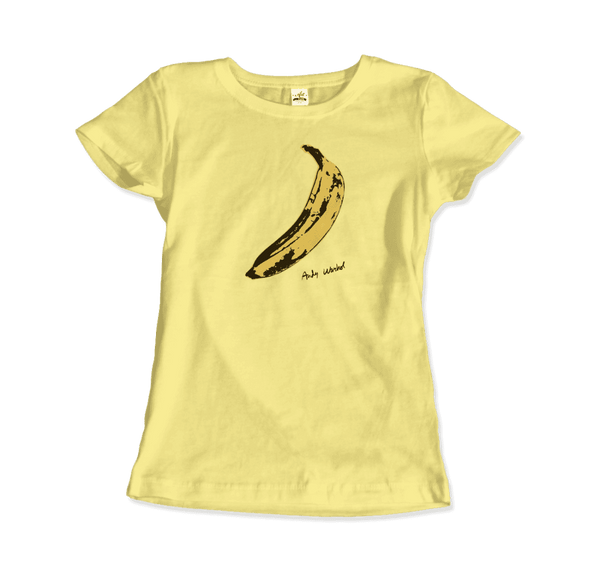 Andy Warhol’s Banana 1967 Pop Art T-Shirt - Women / Spring Yellow / Small - T-Shirt