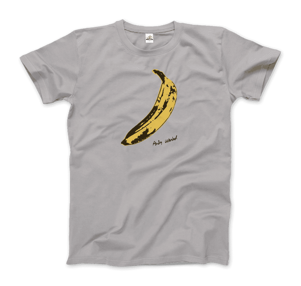 Andy Warhol’s Banana 1967 Pop Art T-Shirt - Men / Silver / Small - T-Shirt