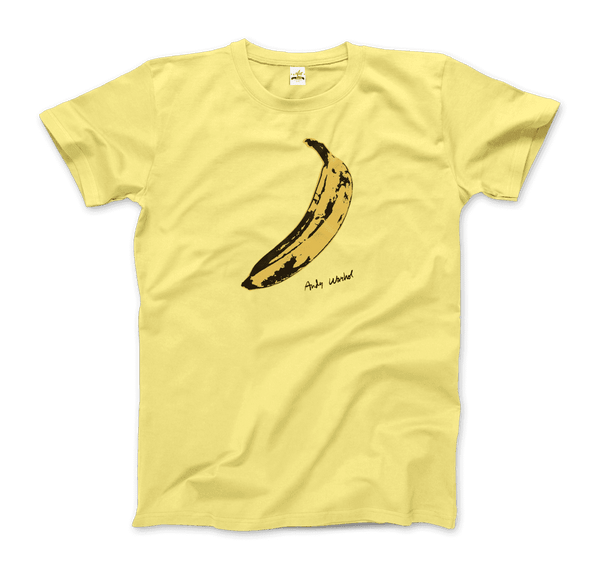 Andy Warhol’s Banana 1967 Pop Art T-Shirt - Men / Spring Yellow / Small - T-Shirt