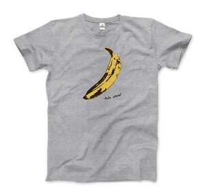 Andy Warhol’s Banana 1967 Pop Art T-Shirt - Men (Unisex) / Heather Grey / S - T-Shirt